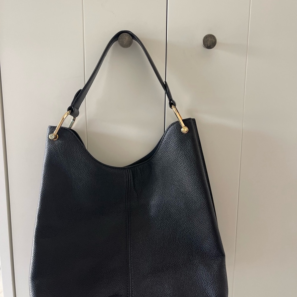Michael Kors Black Leather Tote Bag - Picture 4 of 4